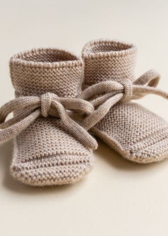 Hvid Booties Sand