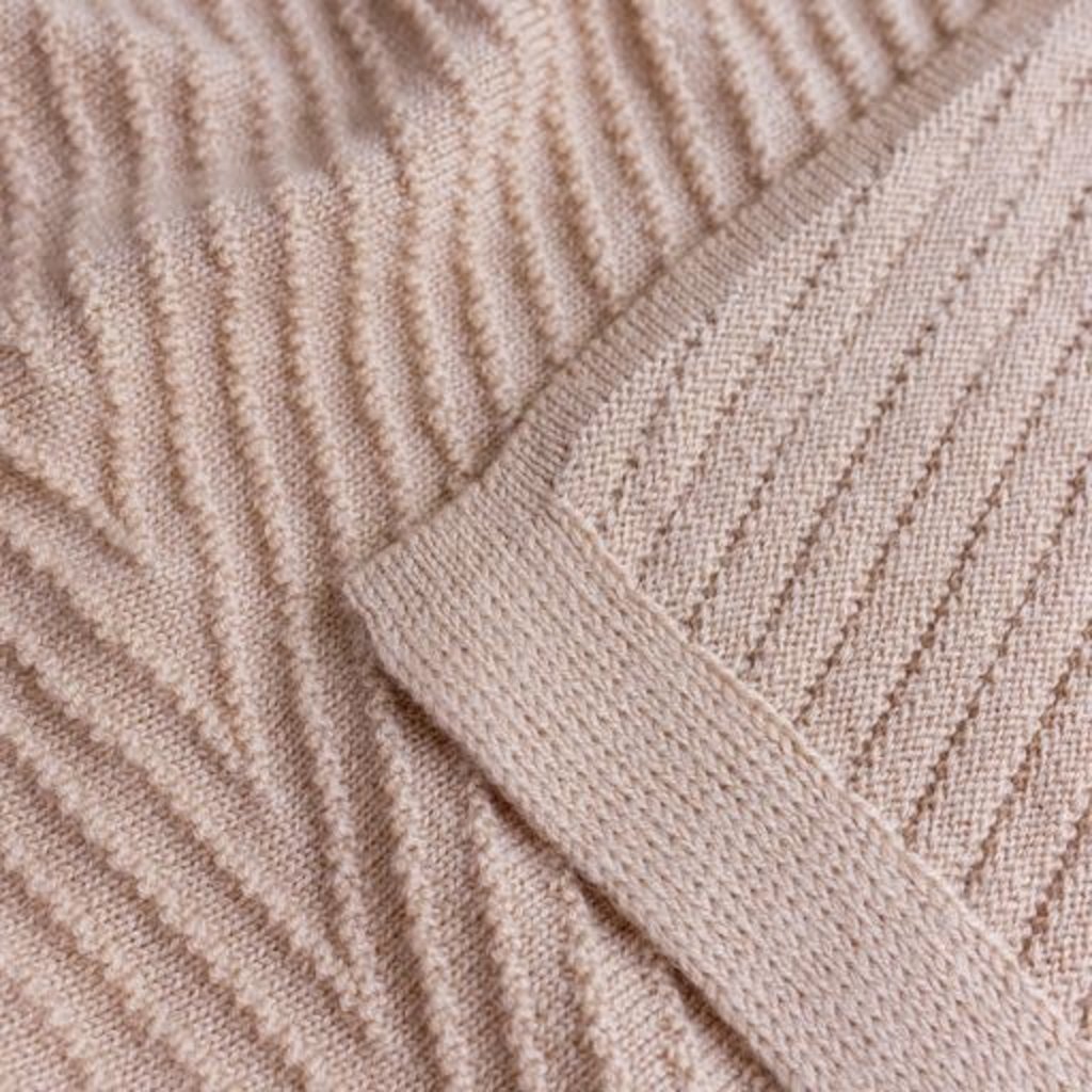 Hvid Blanket Akira Apricot