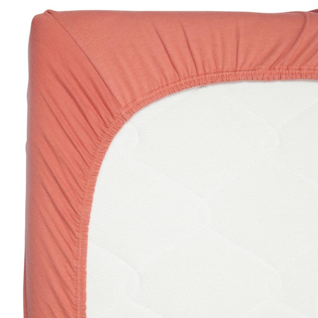 Timboo Fitted Sheet Apricot Blush