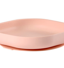 Beaba Siliconen bord met zuignap - pink