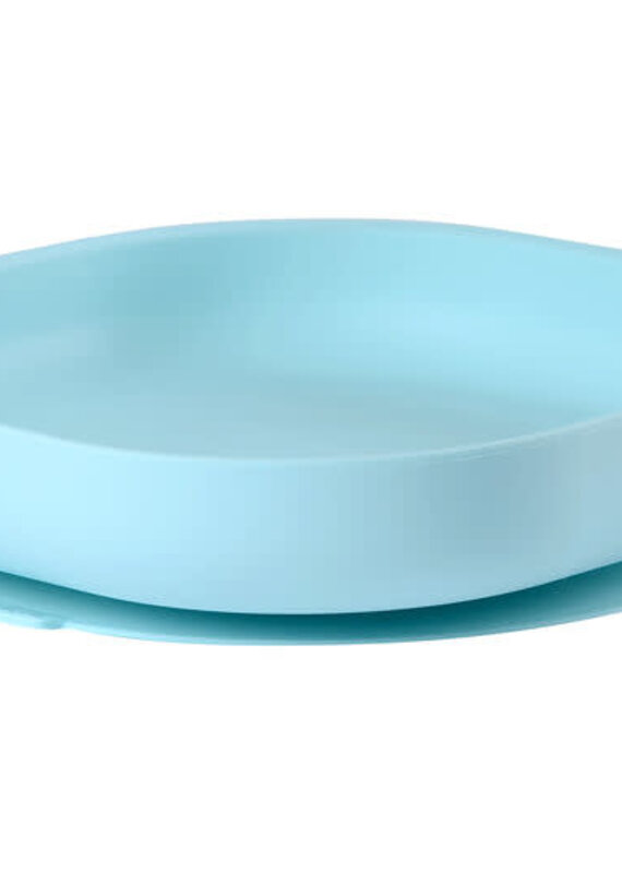 Beaba Siliconen bord met zuignap - blauw
