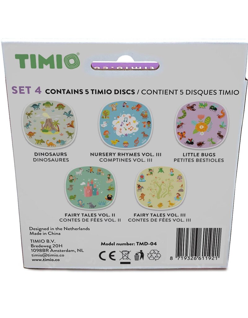 Timio Disc Pack Set 4