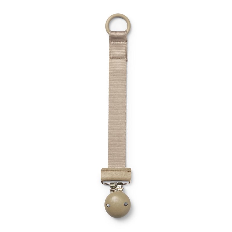 Elodie Fopspeenketting Hout Pure Khaki