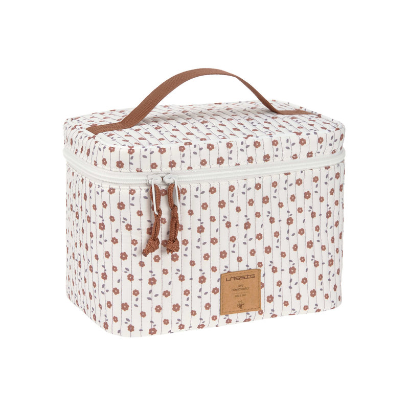 Laessig CAS Toilettas Caddy To Go Flowers White