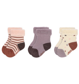 Laessig Newborn Sokjes 3 paar Tiny Farmer Lilac