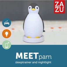 Zazu Slaaptrainer Pinguin - Pam Grijs