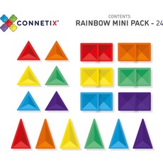 Connetix 24 Piece Rainbox Mini Pack