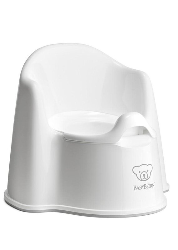 Babybjörn Plaspotje Zetel Wit Grijs