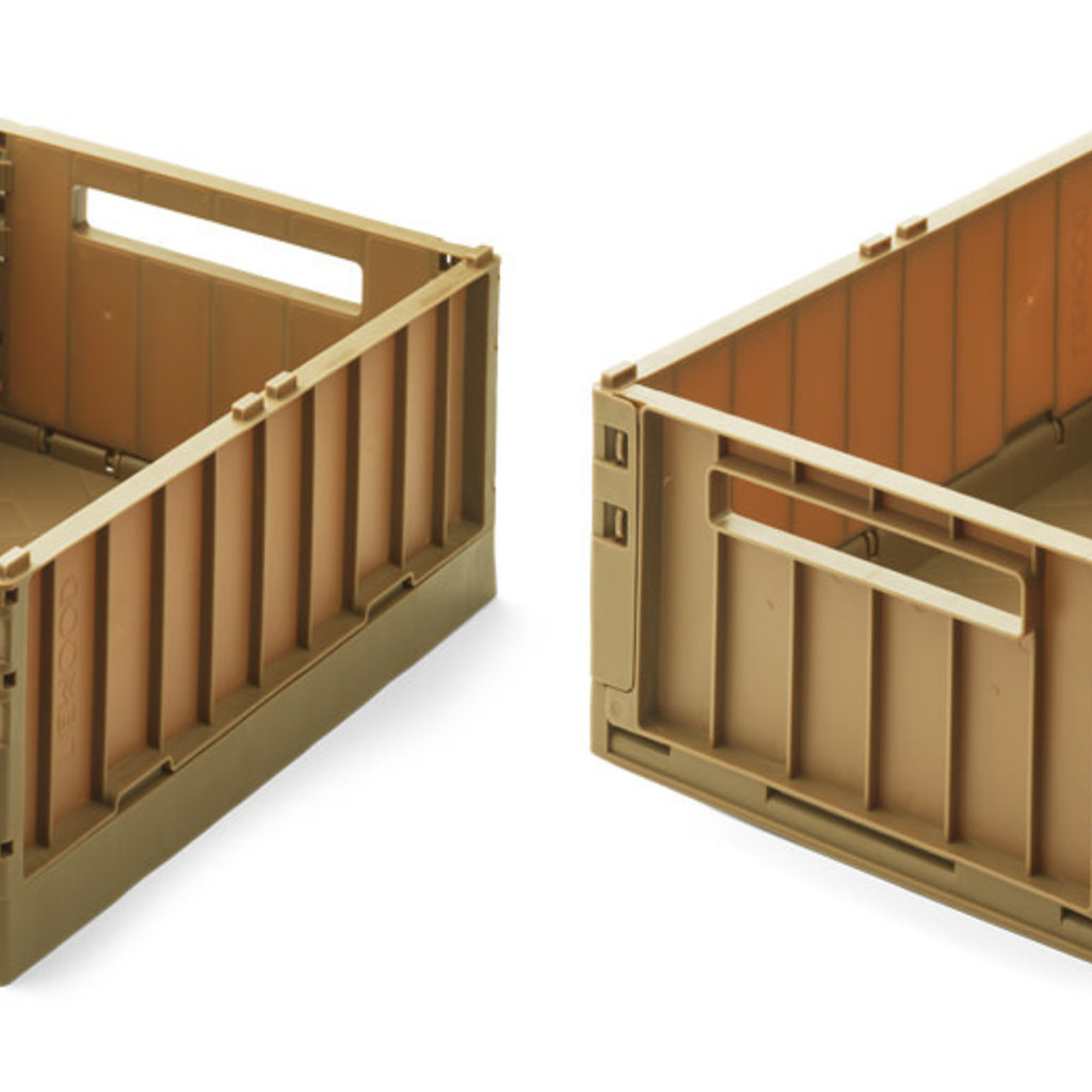 Liewood Weston Storage Box M 2-pack Pecan