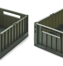 Liewood Weston Storage Box M 2-pack Hunter green