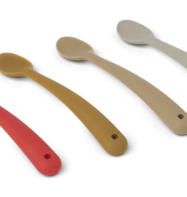 Liewood Siv feeding spoon 4-pack Apple red multi mix