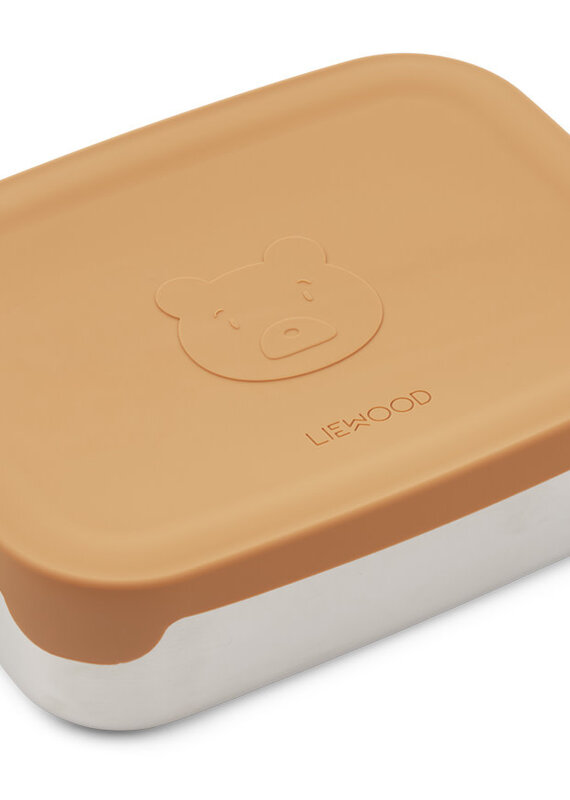 Liewood Nina lunch box Mr bear almond