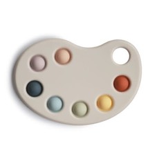 Mushie Press-Toy Paint Palette - Multi