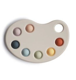 Mushie Press-Toy Paint Palette - Multi
