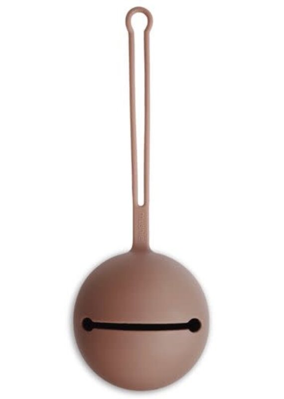 Mushie Silicone Fopspeenhouder - Cloudy mauve