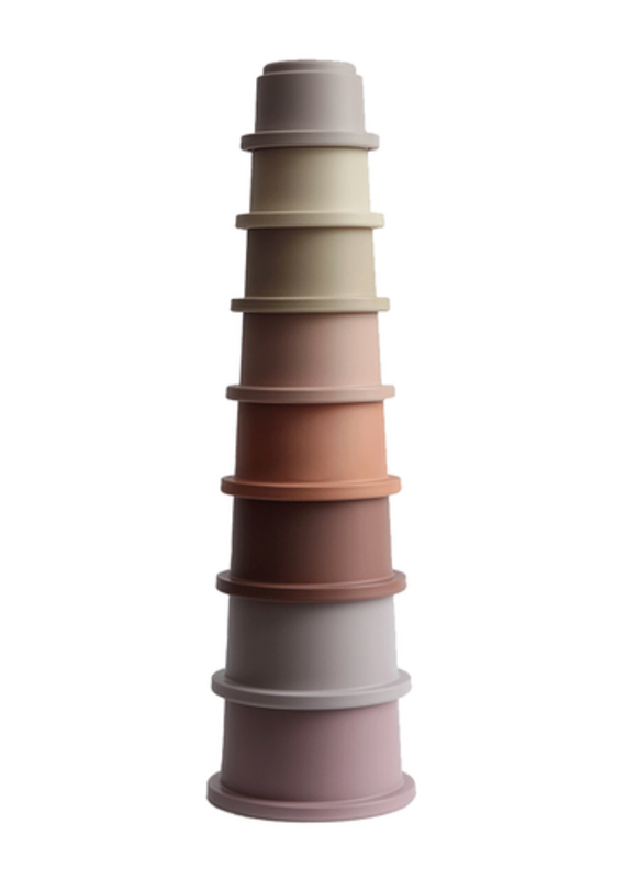 Mushie Stapeltoren - Pastel