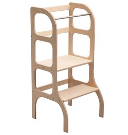 Ette Tete Houten Leertoren Step'n Sit - Natural