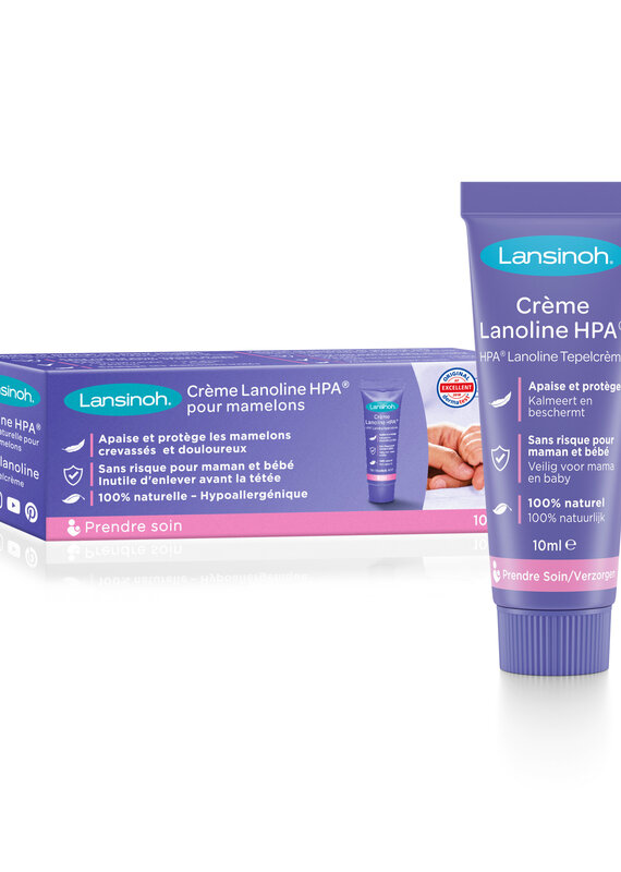 Lansinoh Verzorgingscrème - Crème de Soins 100% Lanoline Lansinoh 10 ml