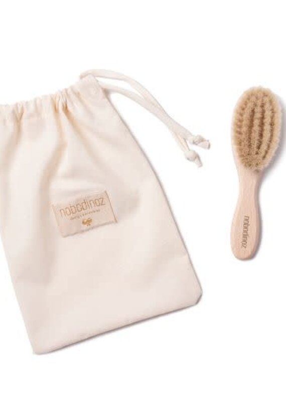 Nobodinoz Extra Zachte Baby Borstel 15X3.9 Natural