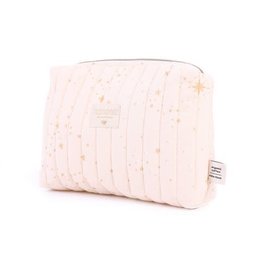 Nobodinoz Travel vanity case 18X25 Gold Stella Dream Pink