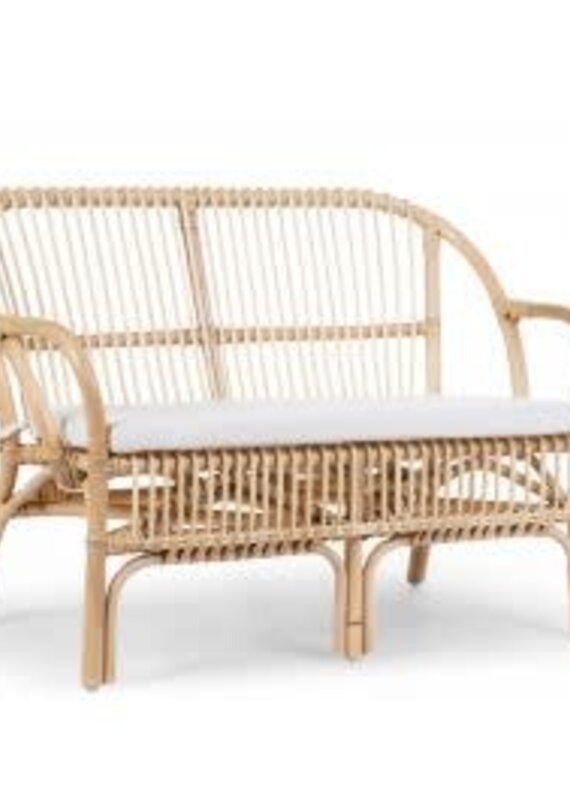 Childhome Montana Bank Rattan Naturel + Kussen