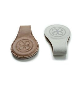 Cloby Leather Clips brown
