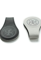 Cloby Leather Clips Black
