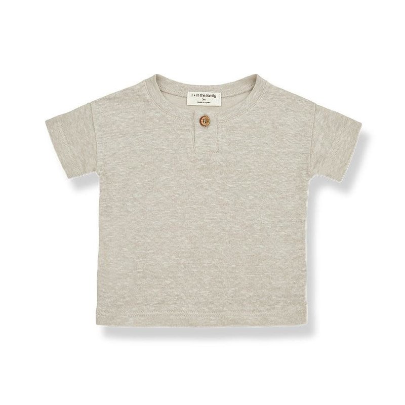 1+ in the family Felix T-Shirt Beige | 18m