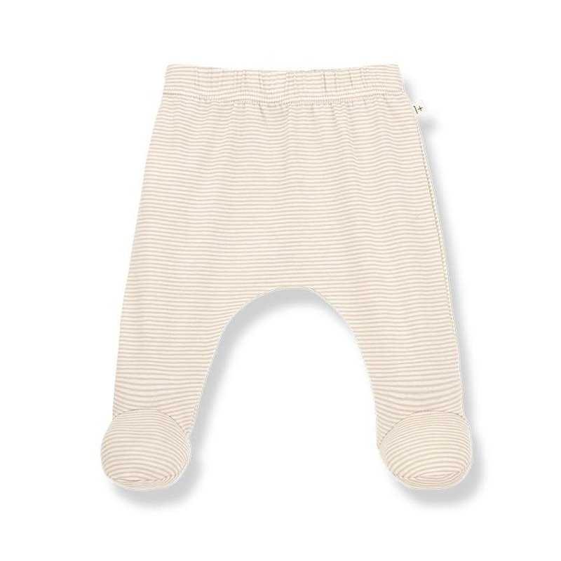 1+ in the family Ari Leggings W/Feet Beige | 3m