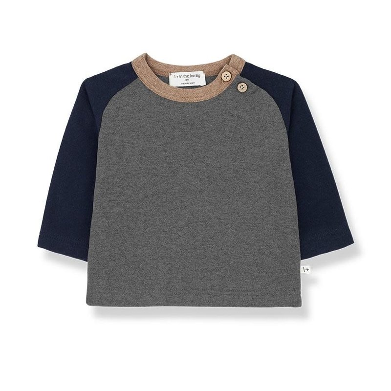 1+ in the family T-Shirt Guim Grey | 3m
