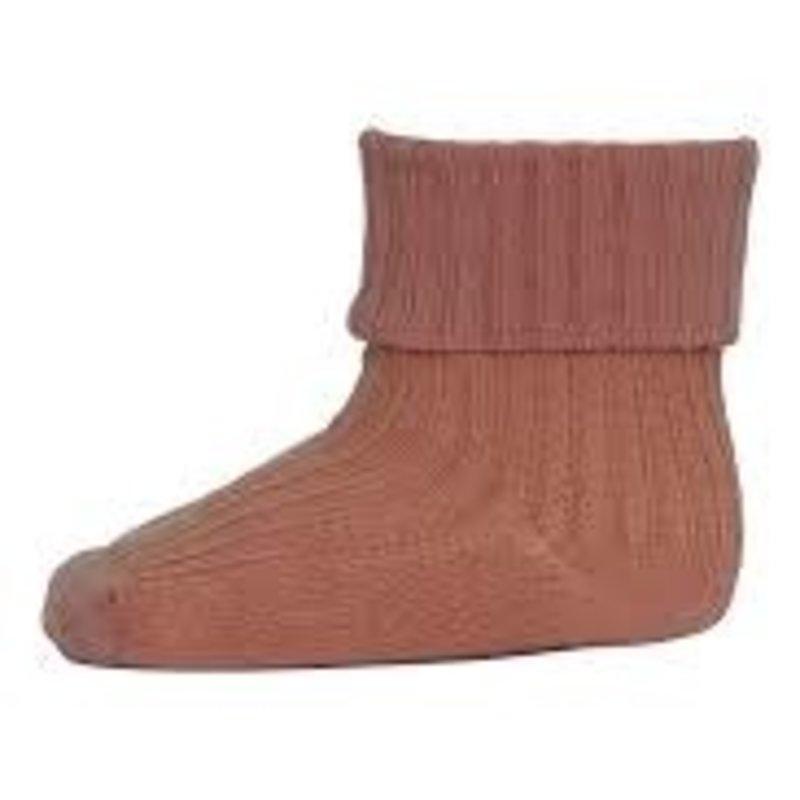 mp Denmark Cotton baby sock Copper Brown