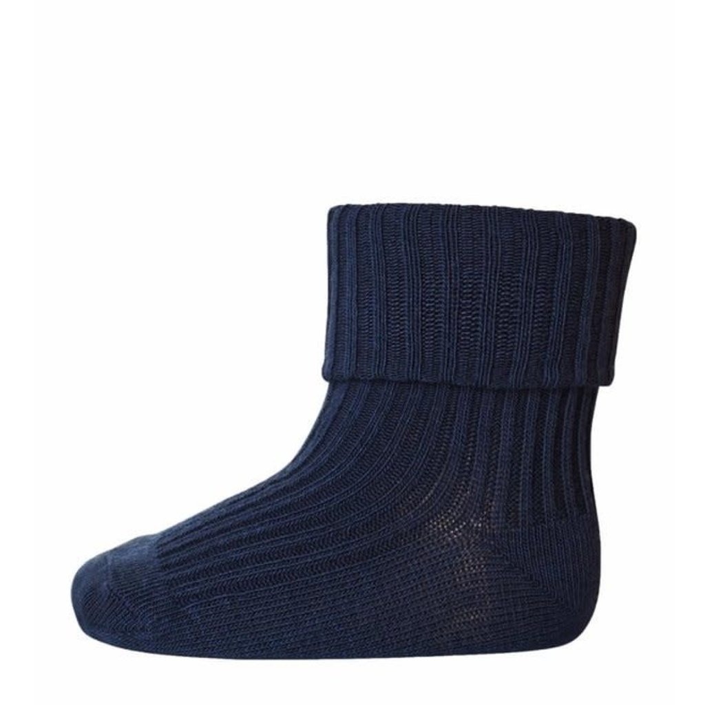 mp Denmark Cotton rib baby socks Navy