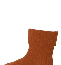 mp Denmark Cotton rib baby socks Rust