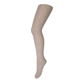 mp Denmark Cotton rib tights Light Brown Melange