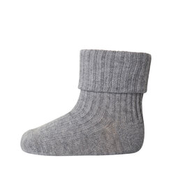 mp Denmark Wool rib socks Grey Melange