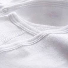 Petit Bateau 2 Overslagbody's Wit Lange Mouwen 54218