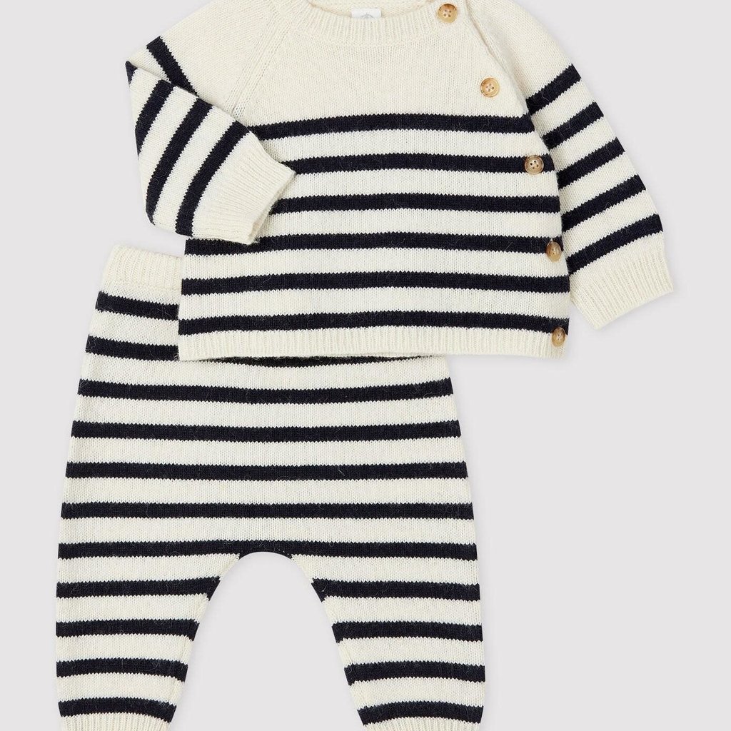 Petit Bateau Setje 2 Stuks Gestreept