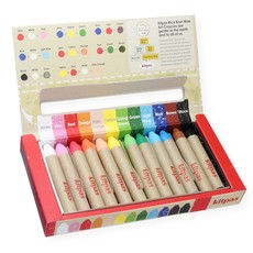 Kitpas Medium Rijstwax (Raam) Krijt 12 Pcs