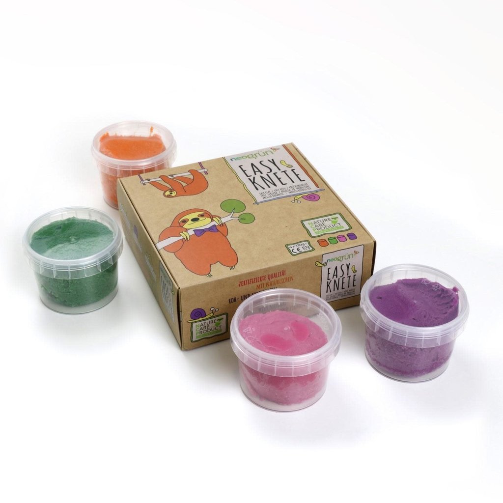 Neogruen Klei Set Loki Geel, Groen, Roze, Paars