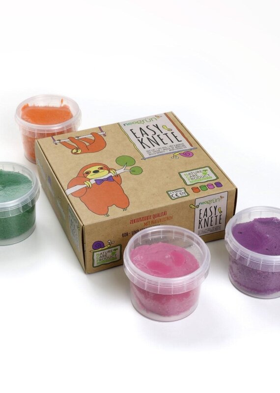 Neogruen Klei Set Loki Geel, Groen, Roze, Paars