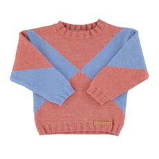 Piupiuchick Knitted sweater pink and blue