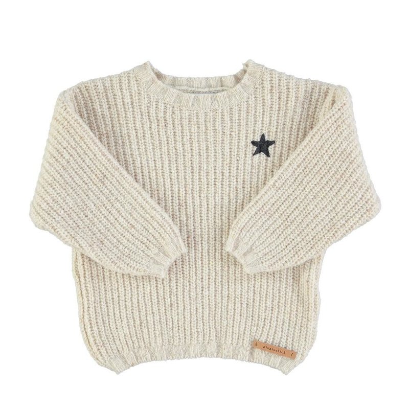 Piupiuchick Knitted sweater born to rock