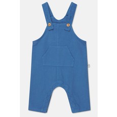 My Little Cozmo ALAN rustic cotton baby overalls blue