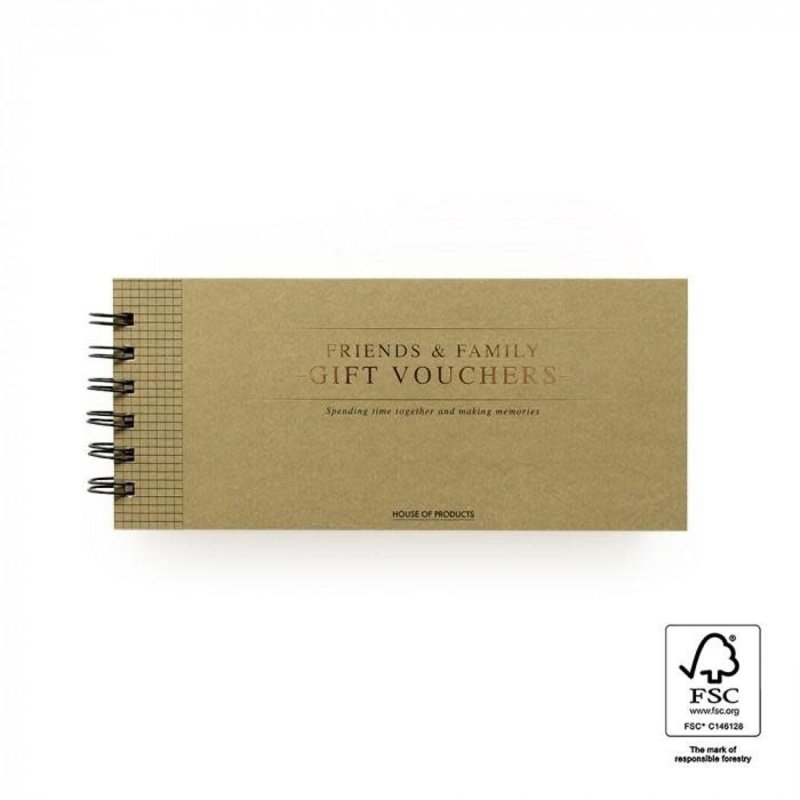 House Of Products Gift Vouchers - Family & Friends