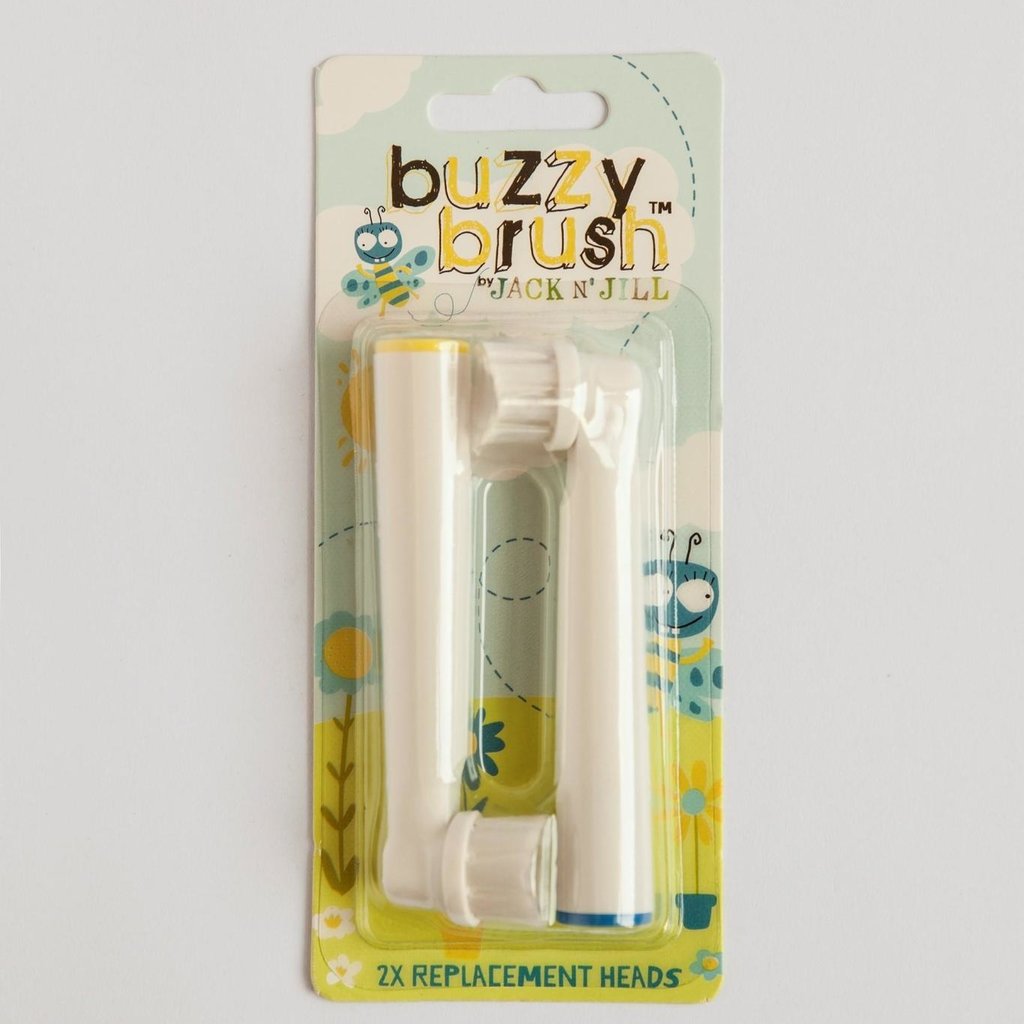 Jack N' Jill Jack N' Jill Vervanging 2 Pack Borstels Buzzy Brush