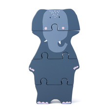 Trixie Wooden body puzzle - Mrs. Elephant