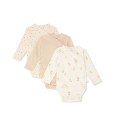 Konges Sloejd Nuevo 3-pack Ls Body Gots Fuchsia/Sand/Duckling