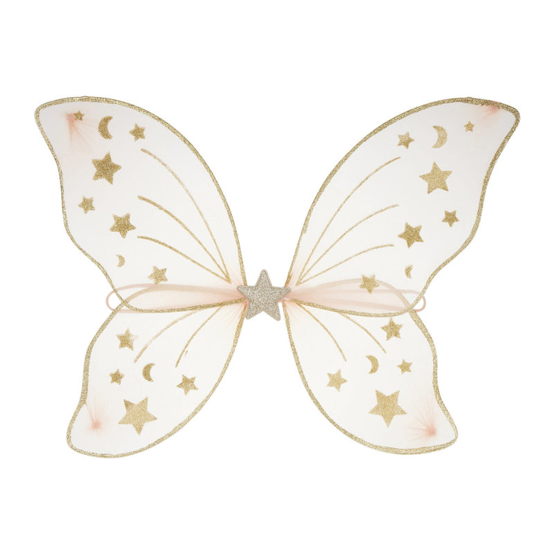 Mimi and Lula Super starry night wings - pink