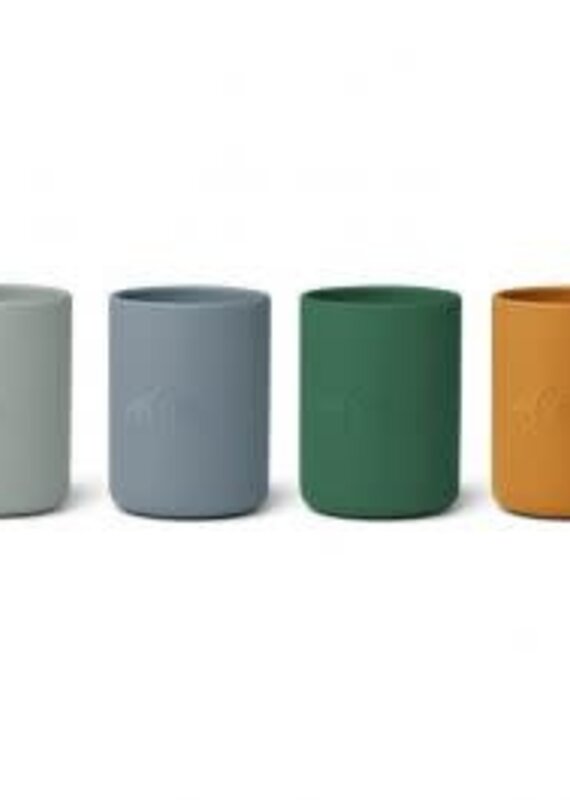 Liewood Ethan beker - 4 pack blue mix