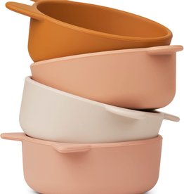 Liewood Iggy silicone kommetje - 4 pack tuscany rose mix